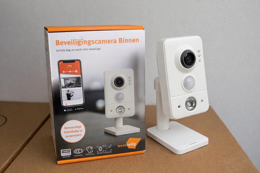 WoonVeilig Beveiligingscamera Binnen, Ophalen of Verzenden, Nieuw, Binnencamera