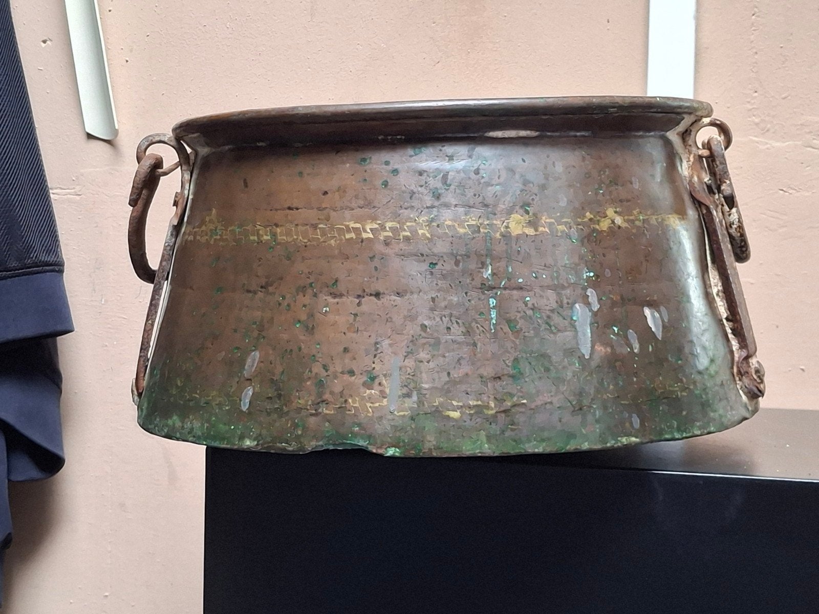 koperen ketel, Huis en Inrichting, Ophalen, Rond, Metaal