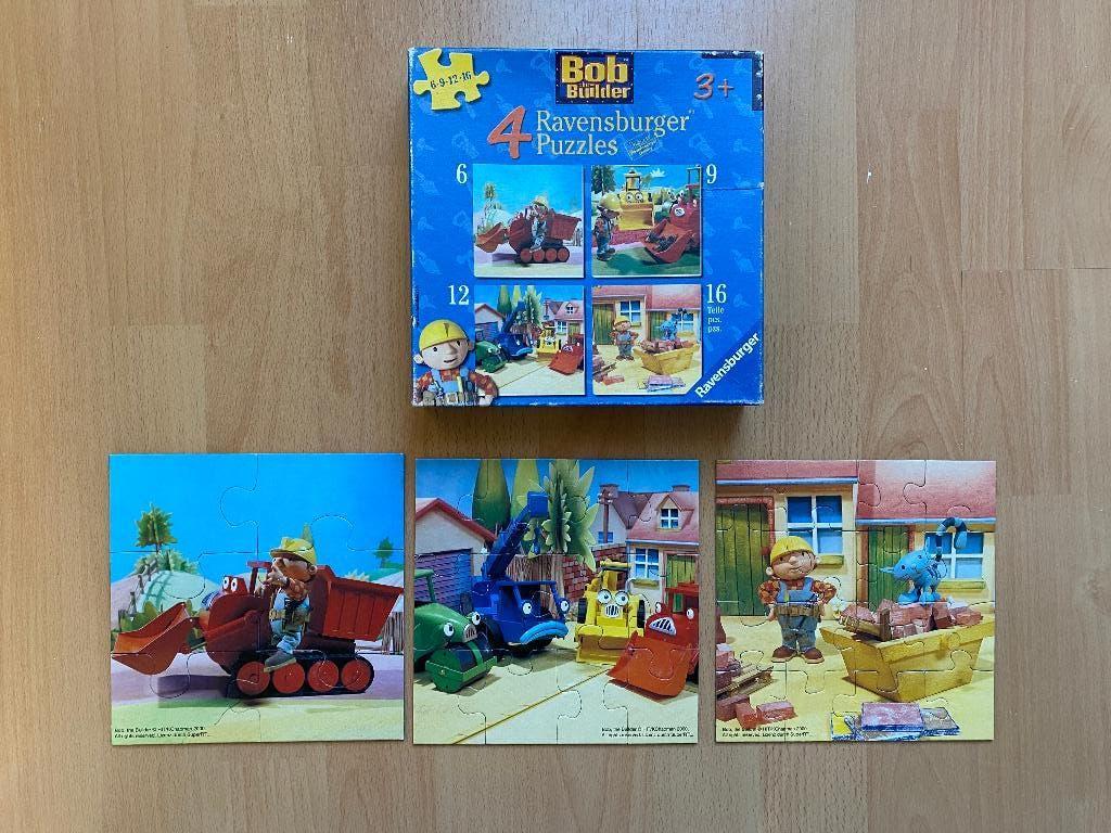 Bob de bouwer puzzels, Ophalen of Verzenden, 10 tot 50 stukjes, Gebruikt
