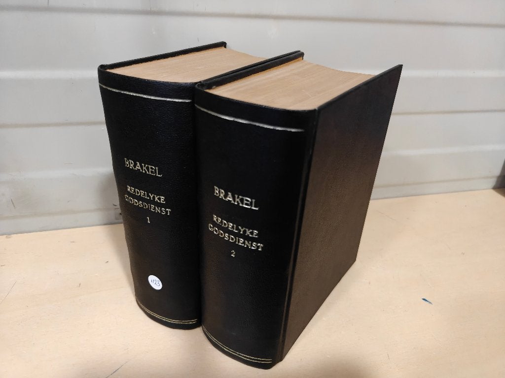 Nr. 1123 Wilh. à Brakel, Redelyke Godsdienst, 3 delen 1736, Antiek en Kunst, Antiek | Boeken en Bijbels, Ophalen of Verzenden