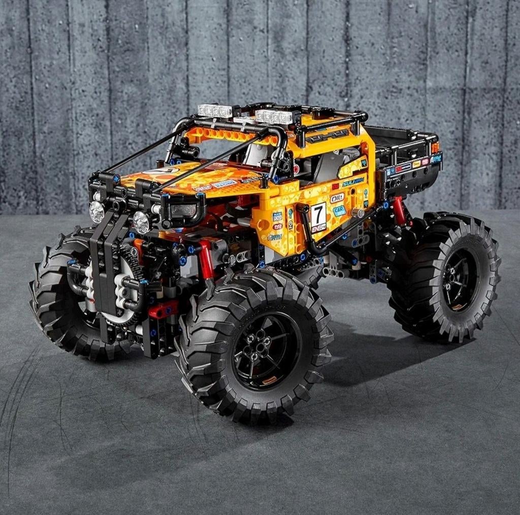 Lego monstertruck, Ophalen, Compleet, Lego, Zo goed als nieuw