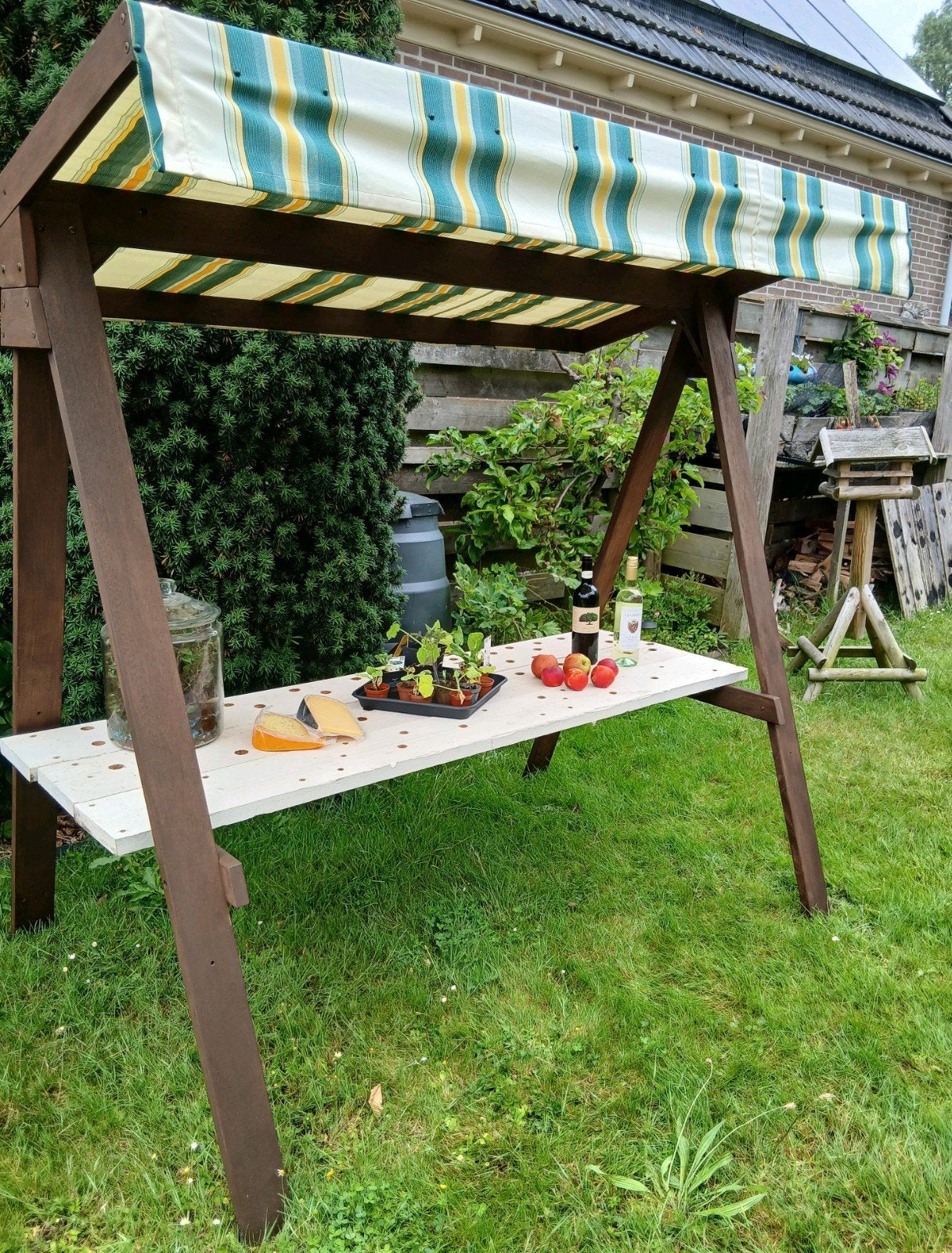 Verkoopkraam marktkraam stalletje, Ophalen
