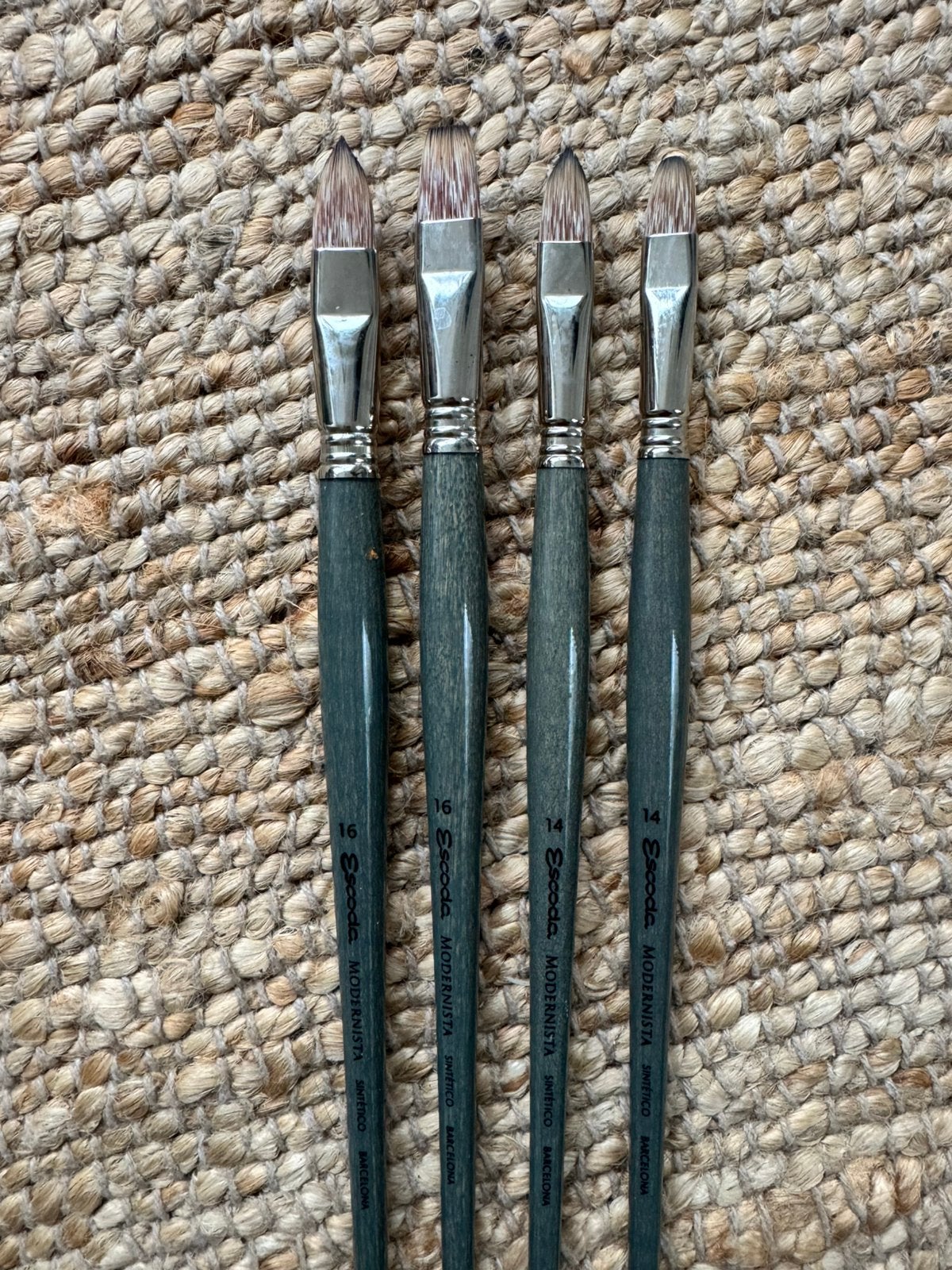 Escoda Modernista Penselen set, Ophalen of Verzenden, Zo goed als nieuw, Olieverf