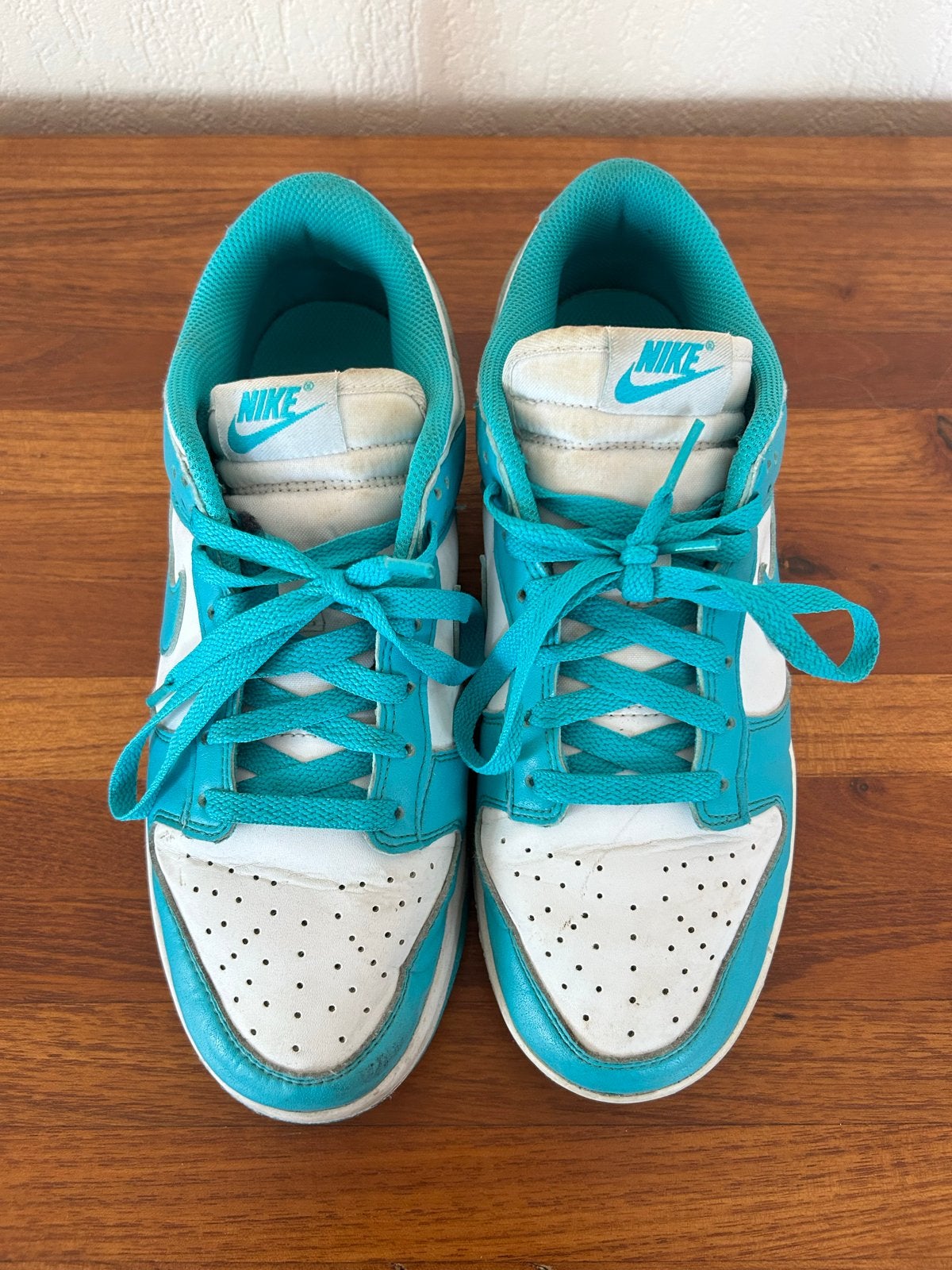 Nike Dunk Low Tiffany Blue Sneakers - Maat 40,5, Verzenden, Gedragen, Blauw, Sneakers of Gympen