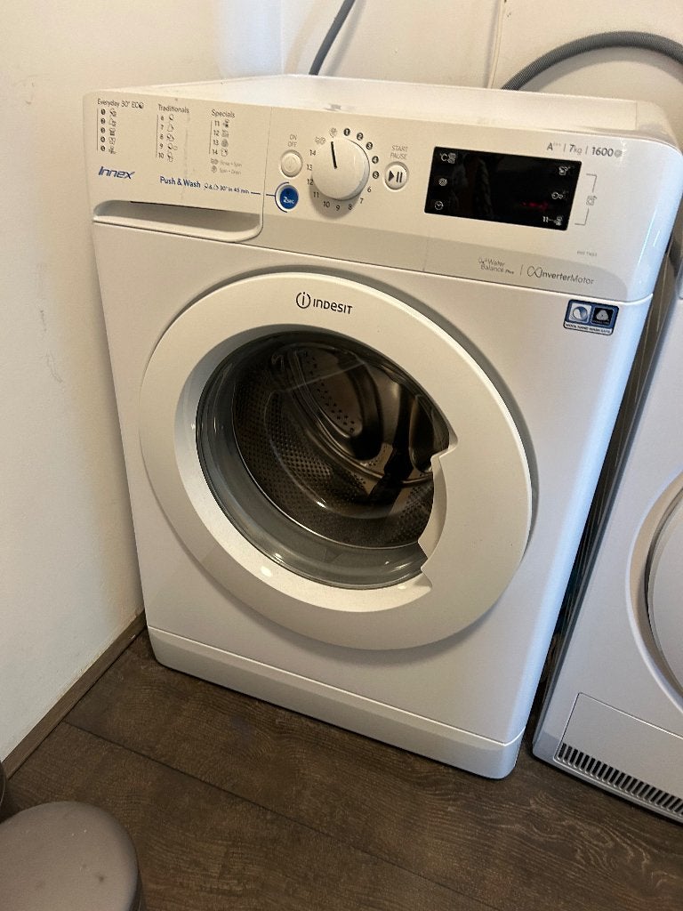 Indesit BWE 71683X W EU voorlader wasmachine. 7kg, Witgoed en Apparatuur, Ophalen, Gebruikt, Voorlader, 85 tot 90 cm