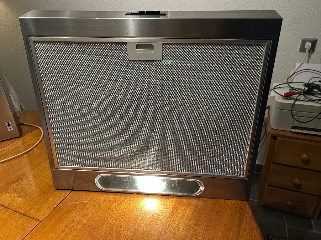 LAGAN Afzuigkap wand, roestvrij staal, 60 cm, Ophalen, Gebruikt, Minder dan 200 m³ per uur, Onderbouw afzuigkap