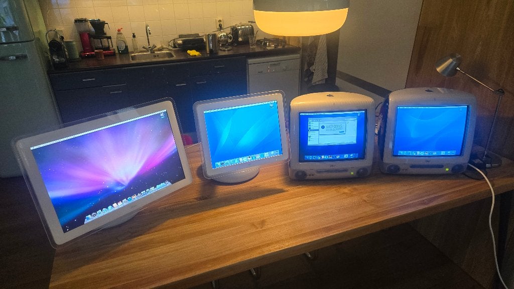 Klassieke iMacs, Computers en Software, Apple Desktops, Ophalen, Gebruikt, Minder dan 4 GB, HDD