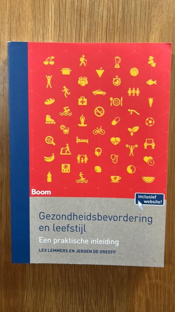 Gezondheidsbevordering en leefstijl, 1e druk, Boeken, Ophalen of Verzenden, Beta, Zo goed als nieuw, HBO