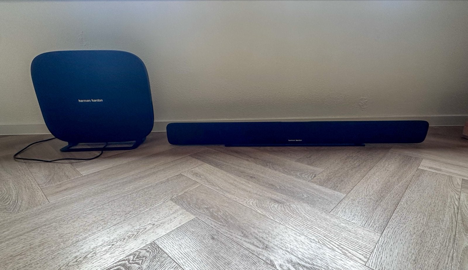 Harman/Kardon Soundbar met draadloze subwoofer, Ophalen, Met externe subwoofer, Zo goed als nieuw