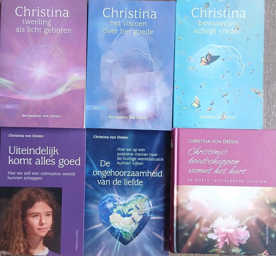 Christina von Dreien, compleet; boeken en kaartenset, Verzenden, Zo goed als nieuw, Spiritualiteit algemeen, Overige typen