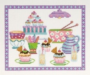 Borduurpakket The Cupcake Brunch BK1205, ., Nieuw, Ophalen of Verzenden, .