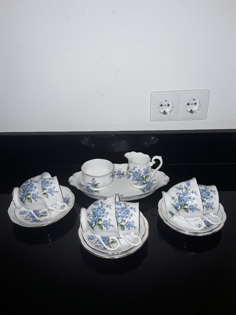 Royal albert Forget me not 8pers theeservies, Verzenden