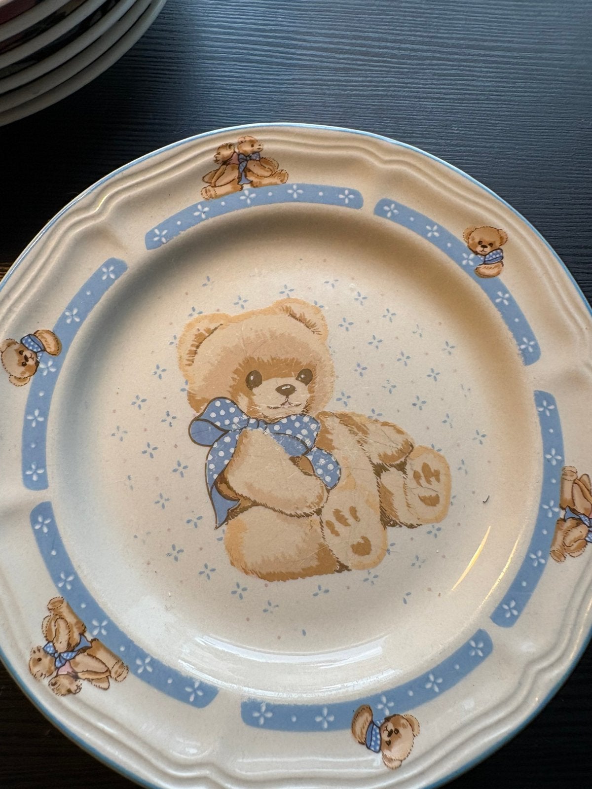 4 Vintage Teddy bear borden, Ophalen of Verzenden