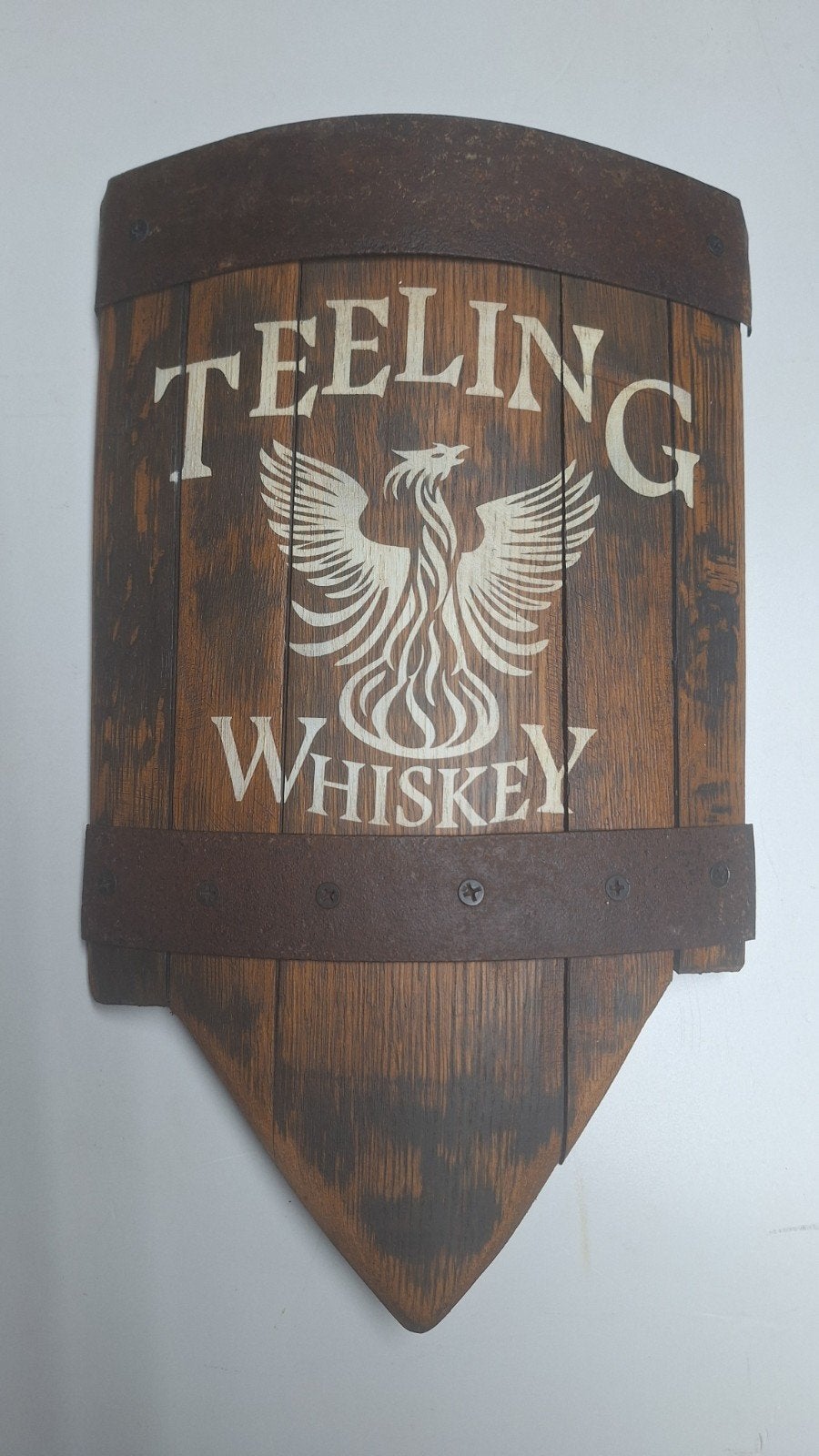 Uniek Teeling Whiskey schildje - 39x24 cm, Ophalen of Verzenden