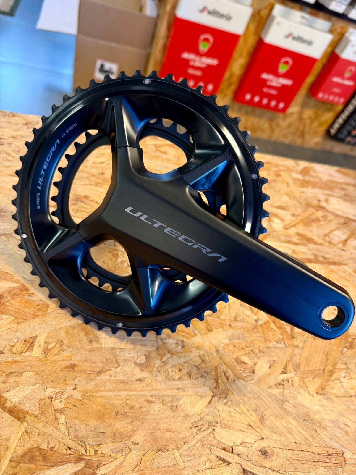 Shimano Ultegra R8100 crank 165mm NIEUW!!, Shimano, Gravelbike, Niet ingevuld, Nieuw