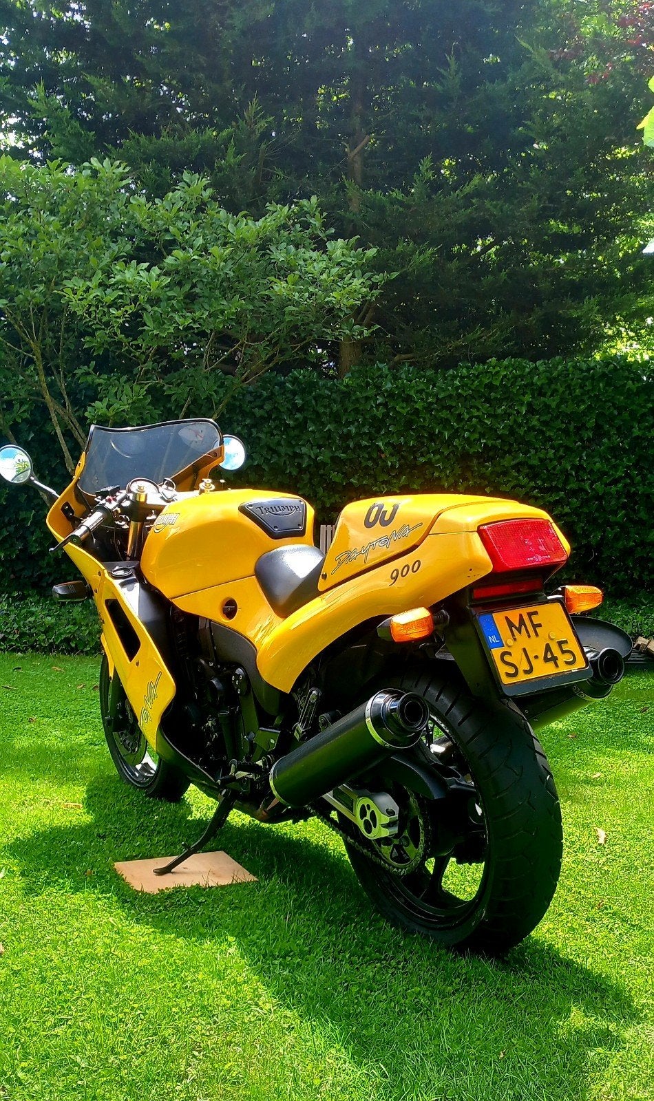 Triumph 900 Daytona Racing Yellow 100%  origineel, Motorrijbewijs A, Gebruikt, Meer dan 35 kW, 900 cc