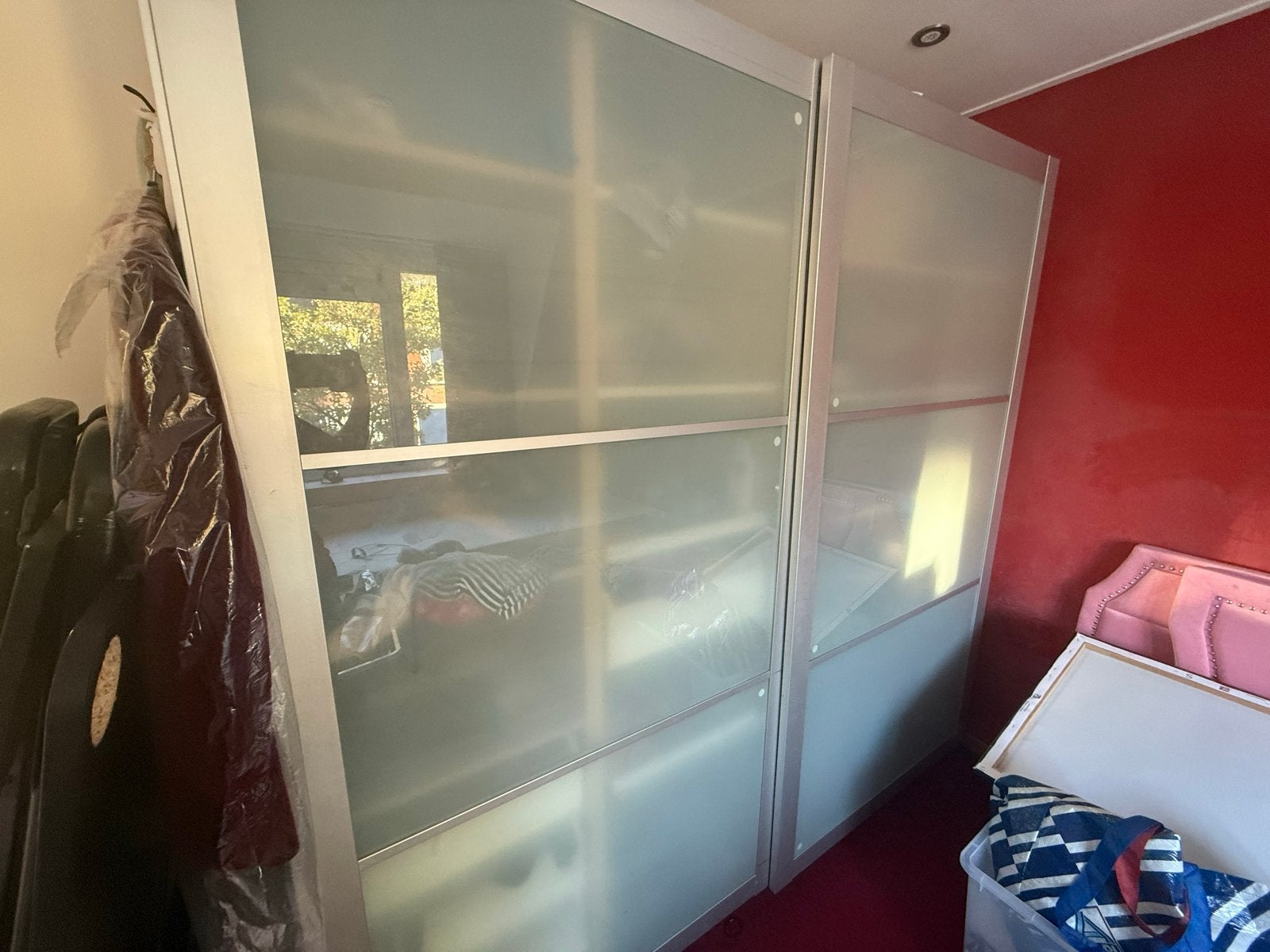 Ikea pax Kledingkast met schuifdeuren, Ophalen, Met deur(en), 200 cm of meer, 150 tot 200 cm