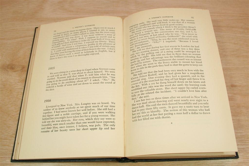 A Writer\'s Notebook — W. Somerset Maugham [1949], Ophalen of Verzenden, Gelezen