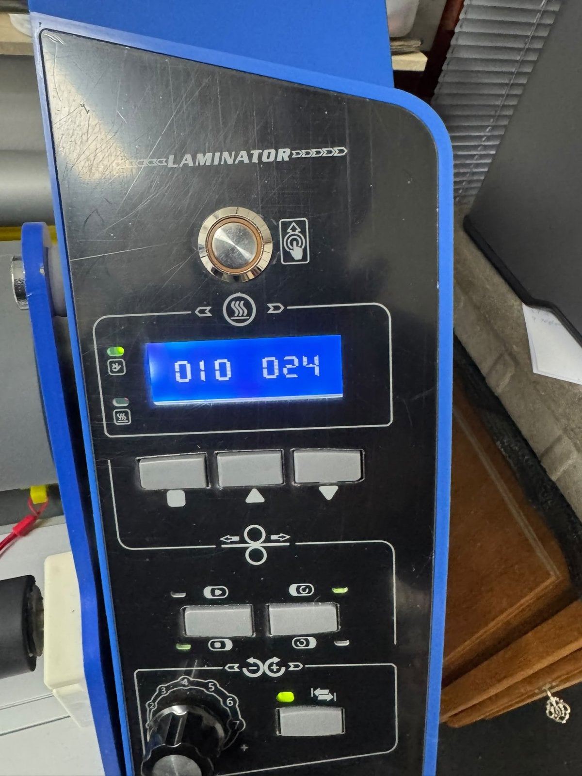 Professionele Laminator voor stickers incl compressor, Ophalen, Gebruikt