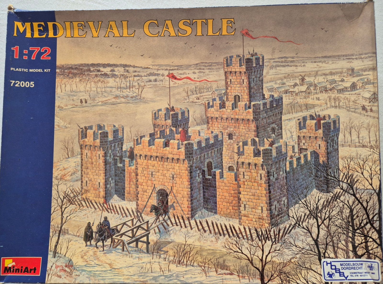 Miniart bouwdoos Kasteel, Ophalen of Verzenden, 1:144 of kleiner