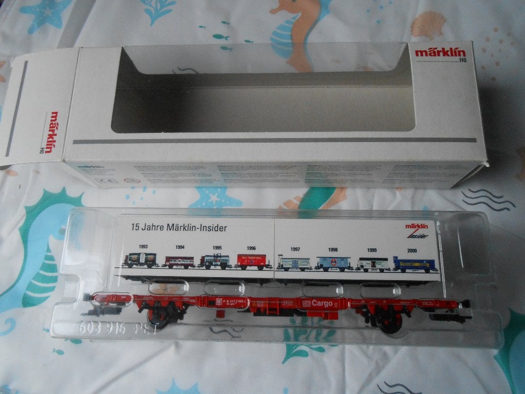Märklin 94339, container wagon 15 jaar Märklin Insider, Wisselstroom, Verzenden, Märklin, Nieuw