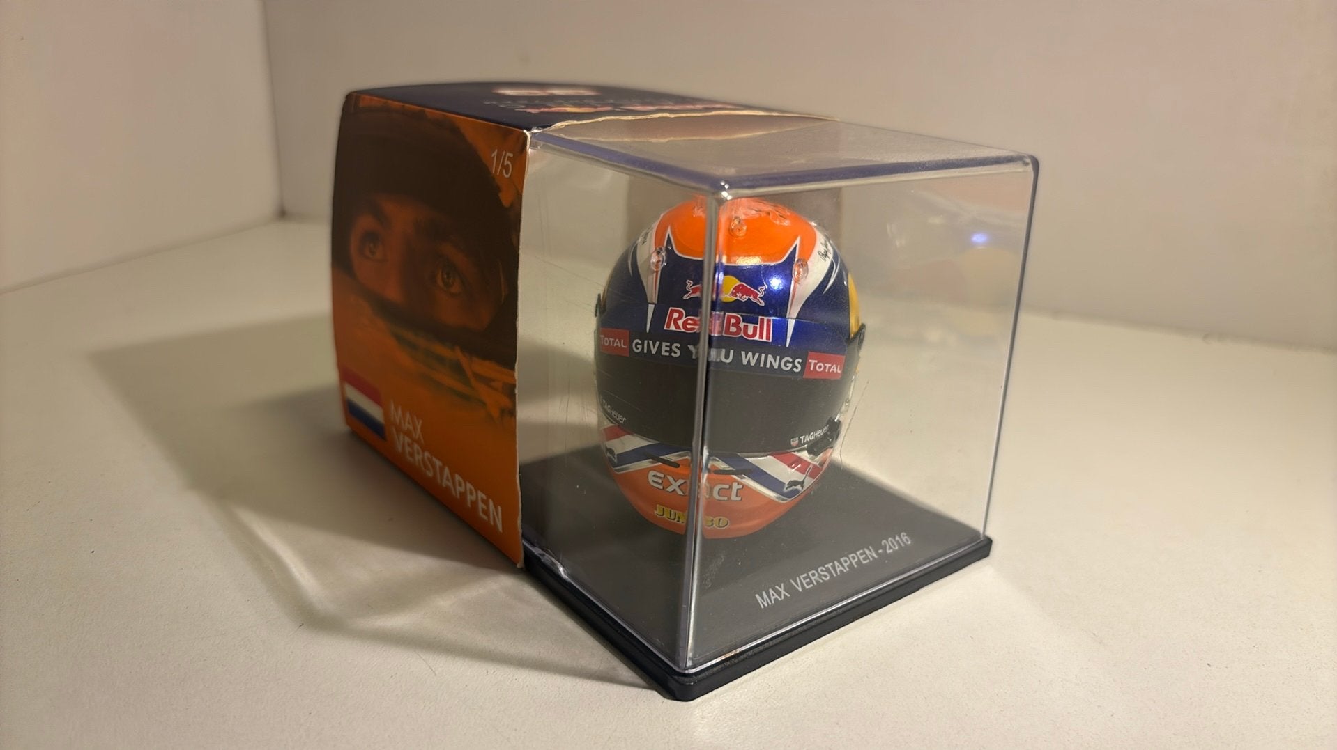 F1 helm max verstappen 2016 spark 1.5, Ophalen of Verzenden, Zo goed als nieuw, Formule 1