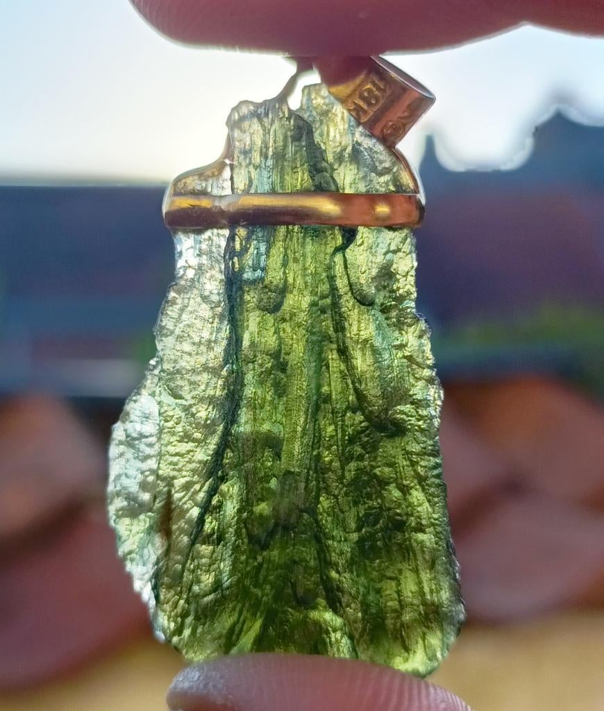 Moldaviet, Ophalen of Verzenden, Mineraal
