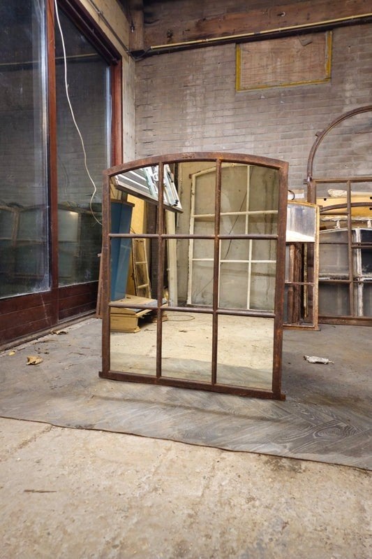 Spiegel 100x80cm | Uniek stalraam RensCreates, Huis en Inrichting, Woonaccessoires | Spiegels, 100 tot 150 cm, Nieuw, Ophalen of Verzenden