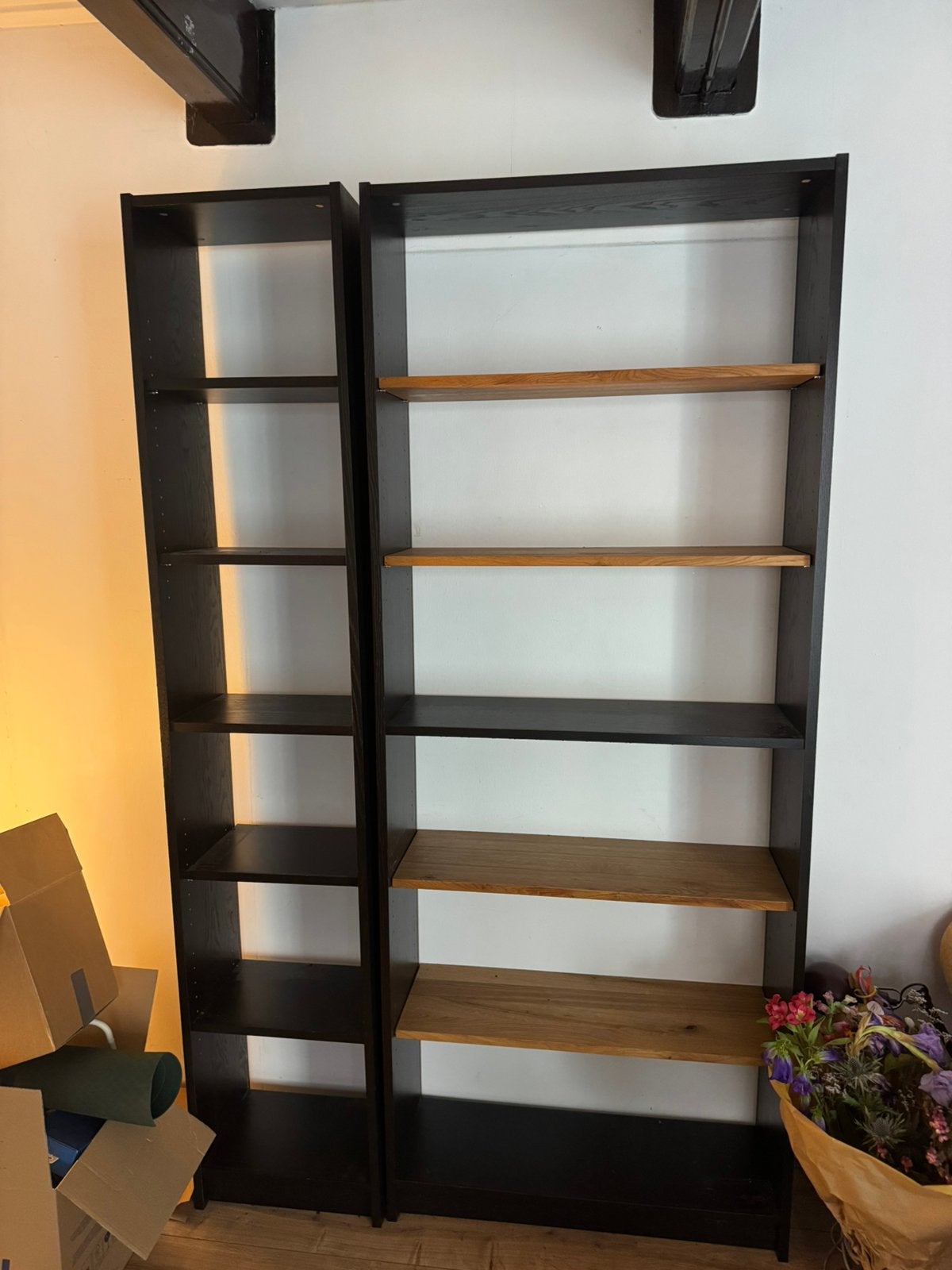 Ikea Billy boekenkasten, Ophalen, 200 cm of meer, 50 tot 100 cm, Zo goed als nieuw