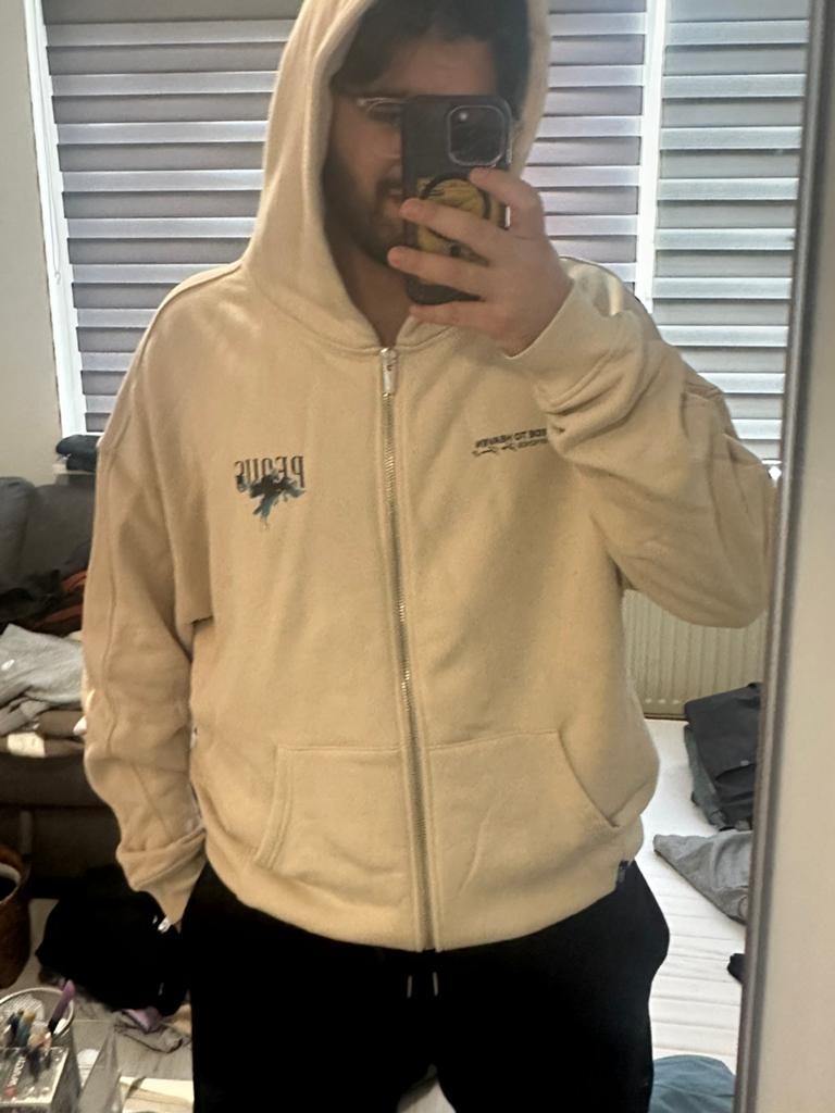 PEQUS Hoodie met rits - Beige - Maat XXL, Ophalen of Verzenden, Nieuw