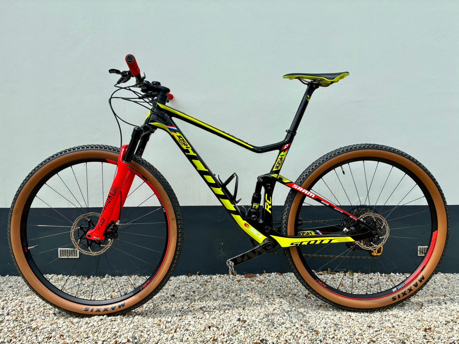 2018 Scott Spark RC 900 World Cup Full Susp. Mountain Bike, Zo goed als nieuw, Schijfrem, Ophalen, Overige merken