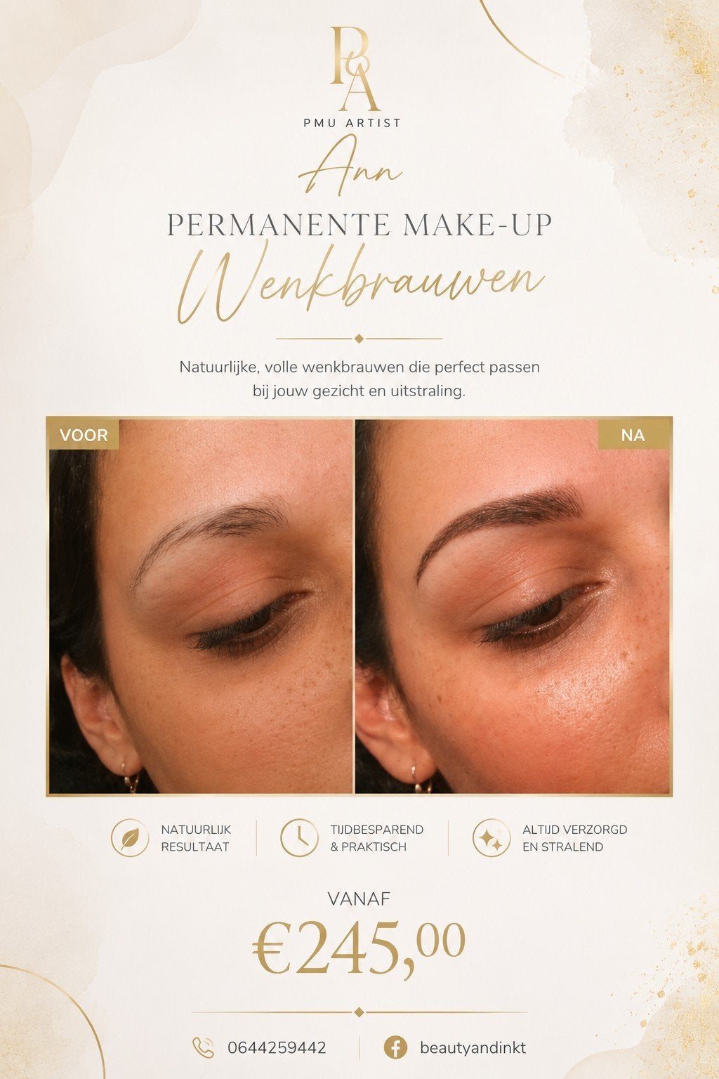 Foto 3 van MODELS WANTED! permanente make up: wenkbrauwen, eyeliner & l