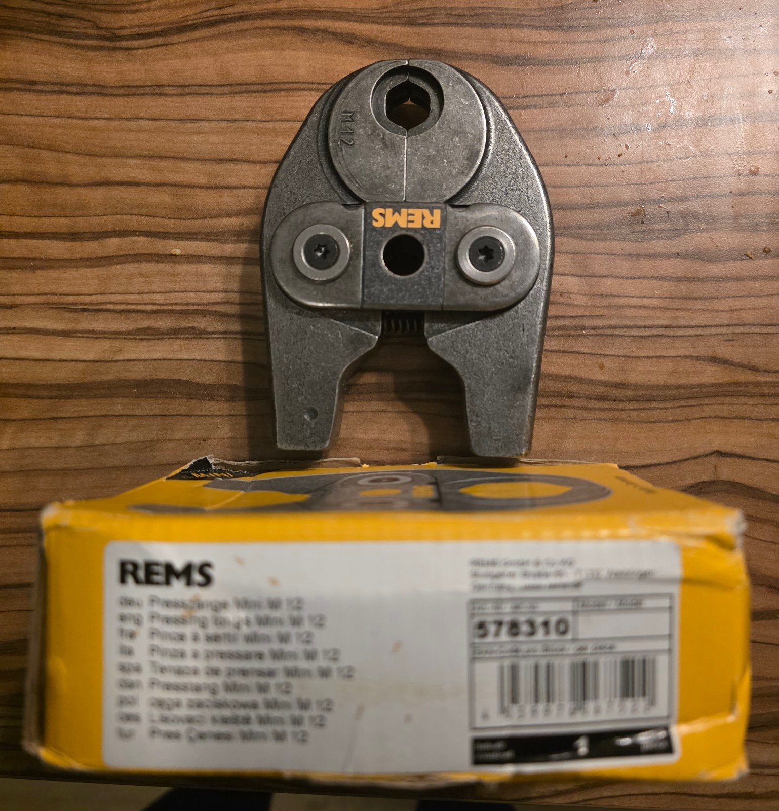rems mini persbek m12 koper en staal, Ophalen of Verzenden, Nieuw
