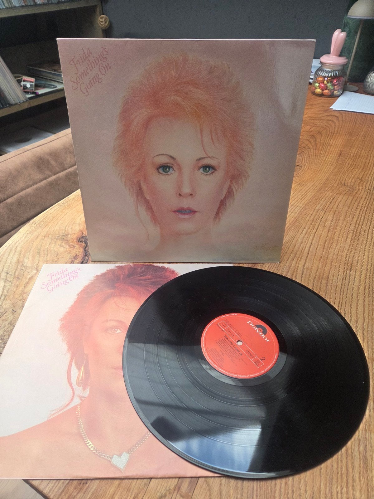 Frida - Something's Going On LP (Polydor, 1982), Cd's en Dvd's, Vinyl | Pop, Gebruikt, Pop, LP, 12 inch, Ophalen of Verzenden