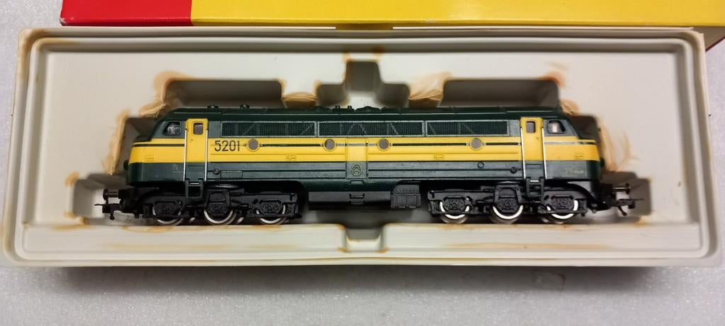 Te koop fleischmann diesel lok  nmbs nohab ho Gelijkstroom, Hobby en Vrije tijd, Modeltreinen | H0, Verzenden, Fleischmann, Zo goed als nieuw