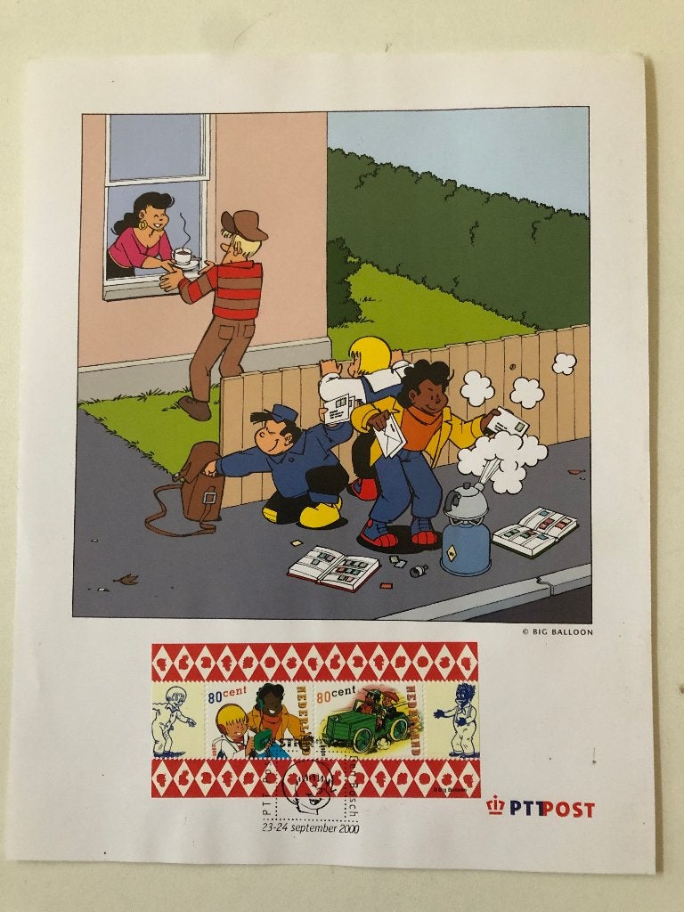 sjors en sjimmie pakket, Verzenden