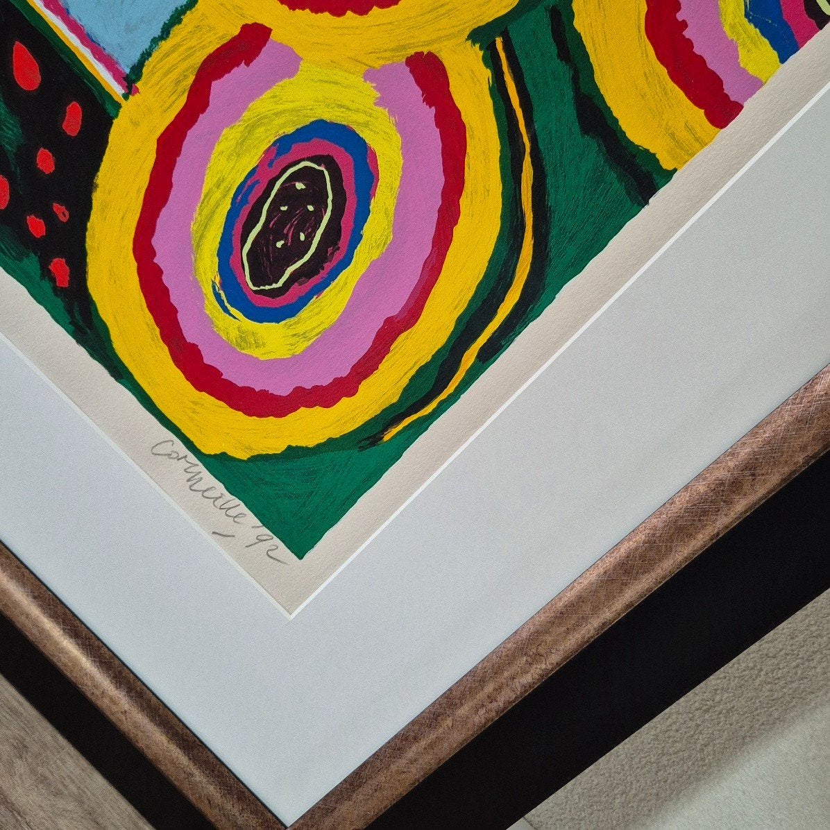 Corneille Justine - Museum specificatie  140×115, Ophalen of Verzenden, Hout, Gelimiteerde oplage, Portret