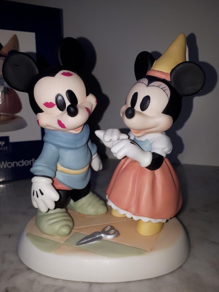 Disney Showcase Precious Moments Collection Mickey Mouse, Verzamelen, Ophalen, Mickey Mouse, Zo goed als nieuw, Beeldje of Figuurtje