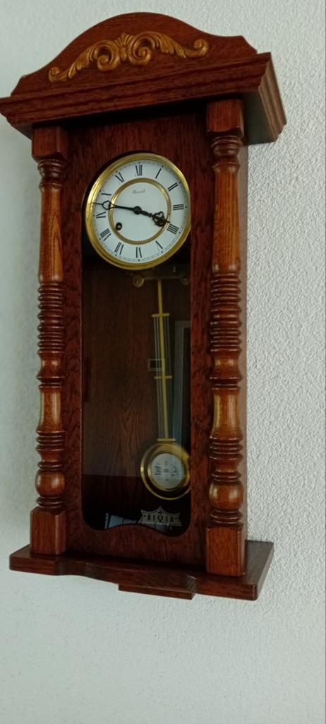 Marnik Wandklok - Klassieke Houten Klok met Slinger, Antiek en Kunst, Antiek | Klokken, Ophalen