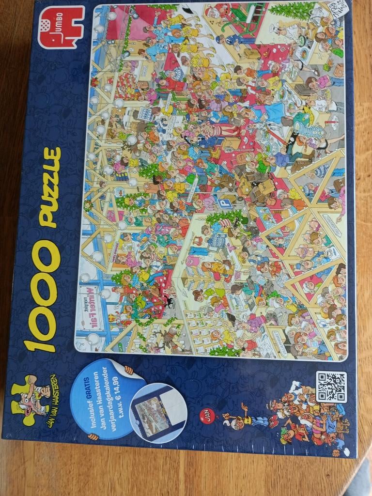 Jumbo Jan van Haasteren puzzel 1000 stukjes, Hobby en Vrije tijd, Denksport en Puzzels, Nieuw, 500 t/m 1500 stukjes, Ophalen of Verzenden
