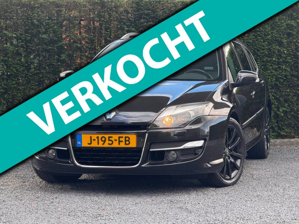 Renault Laguna Estate 2.0 T GT 170 PK! | PDC | CRUISE | AUTO, Auto's, Renault, 4 cilinders, Parkeersensor, Leder en Stof, Zwart