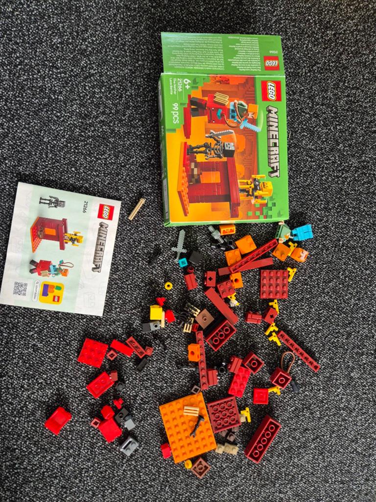 LEGO Minecraft 21266 Het Nethergevecht - Complete set, Compleet, Minecraft, Lego, Ophalen of Verzenden