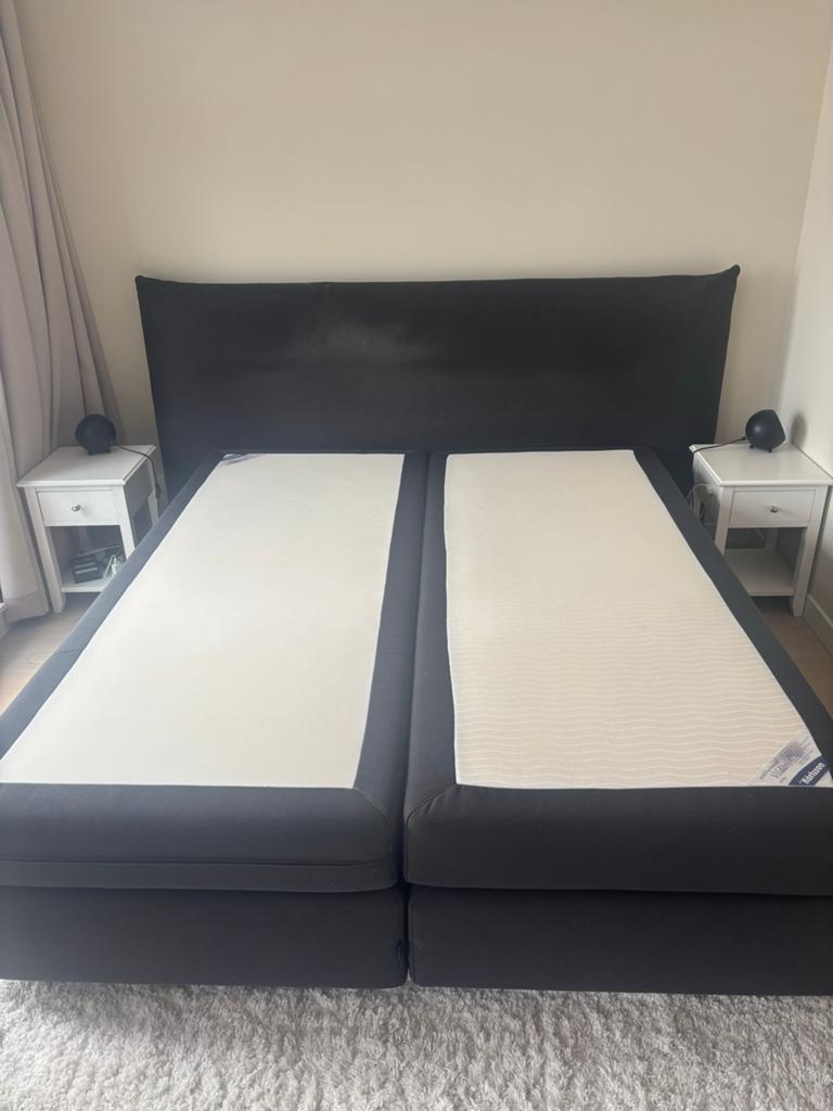 Karlsson Boxspring Vildår met pocketveringmatrassen, Gebruikt, 210 cm, Tweepersoons, Ophalen of Verzenden