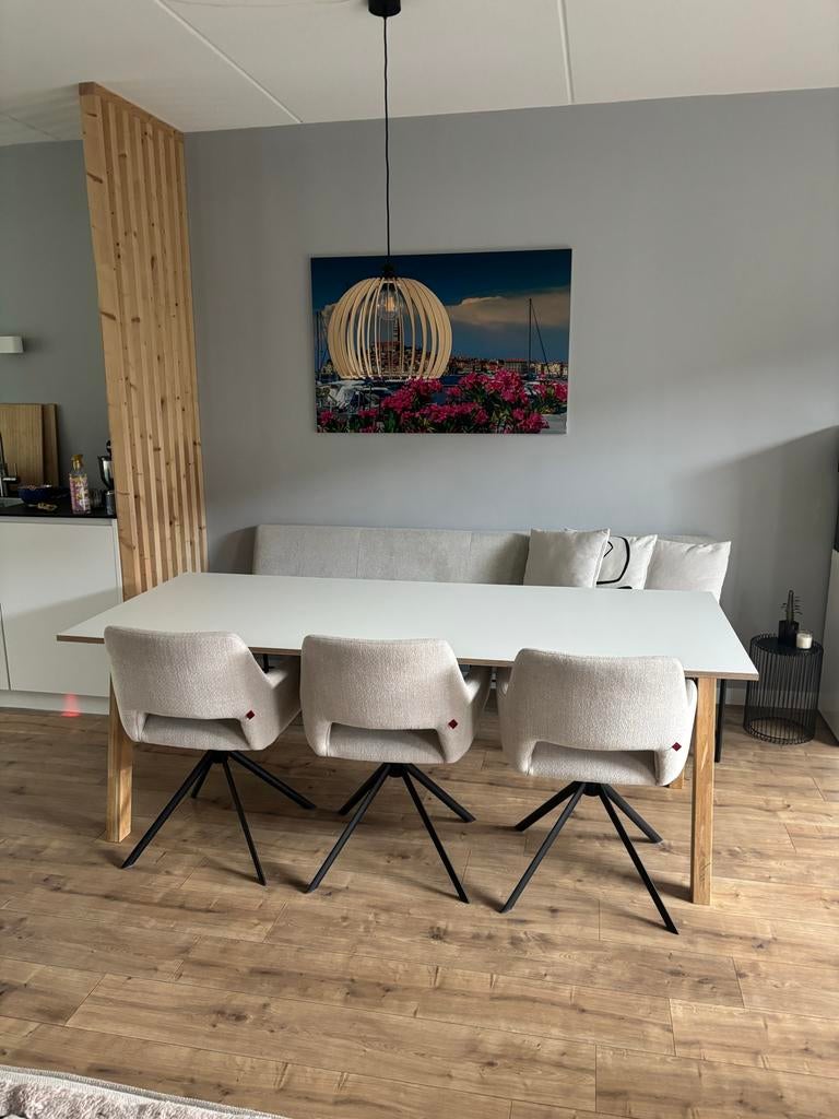 Mooie eettafel!, Huis en Inrichting, Tafels | Eettafels, Gebruikt, 200 cm of meer, 50 tot 100 cm, Vijf personen of meer