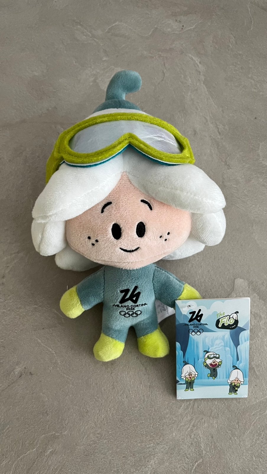 Knuffel mascotte Flo Olympische Spelen Milaan 2026, Ophalen of Verzenden, Nieuw, Overige typen