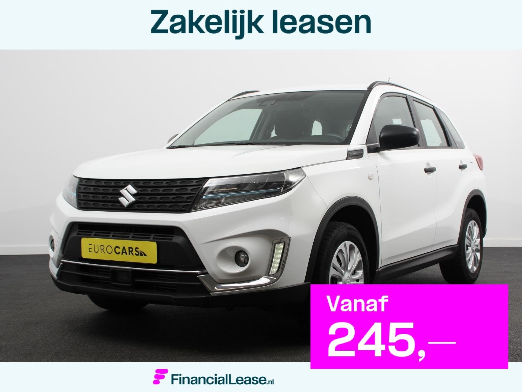 Suzuki Vitara 1.4 Boosterjet Comfort Smart Hybrid Climate Co, Stof, Gebruikt, Euro 6, Wit