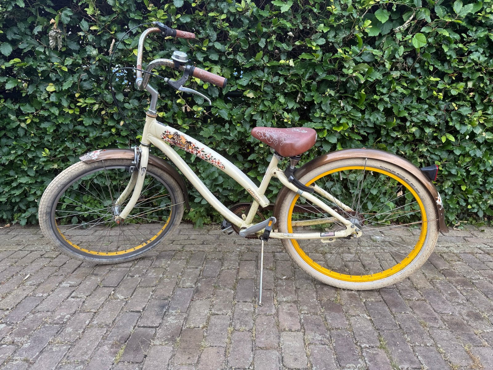 Nirve Beach Cruiser Stationsfiets - 26 inch 3 versn. Fiets, Fietsen en Brommers, Ophalen, Gebruikt, Overige merken, Versnellingen