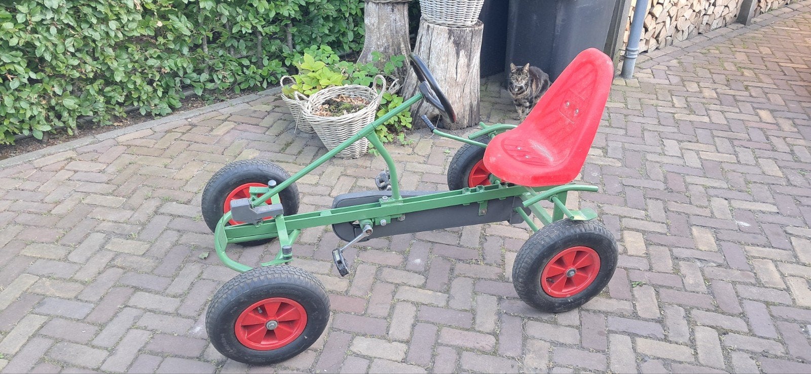 Mamoet skelter in Fendt kleuren, Kinderen en Baby's, Speelgoed | Buiten | Skelters, Ophalen, Gebruikt, Overige merken