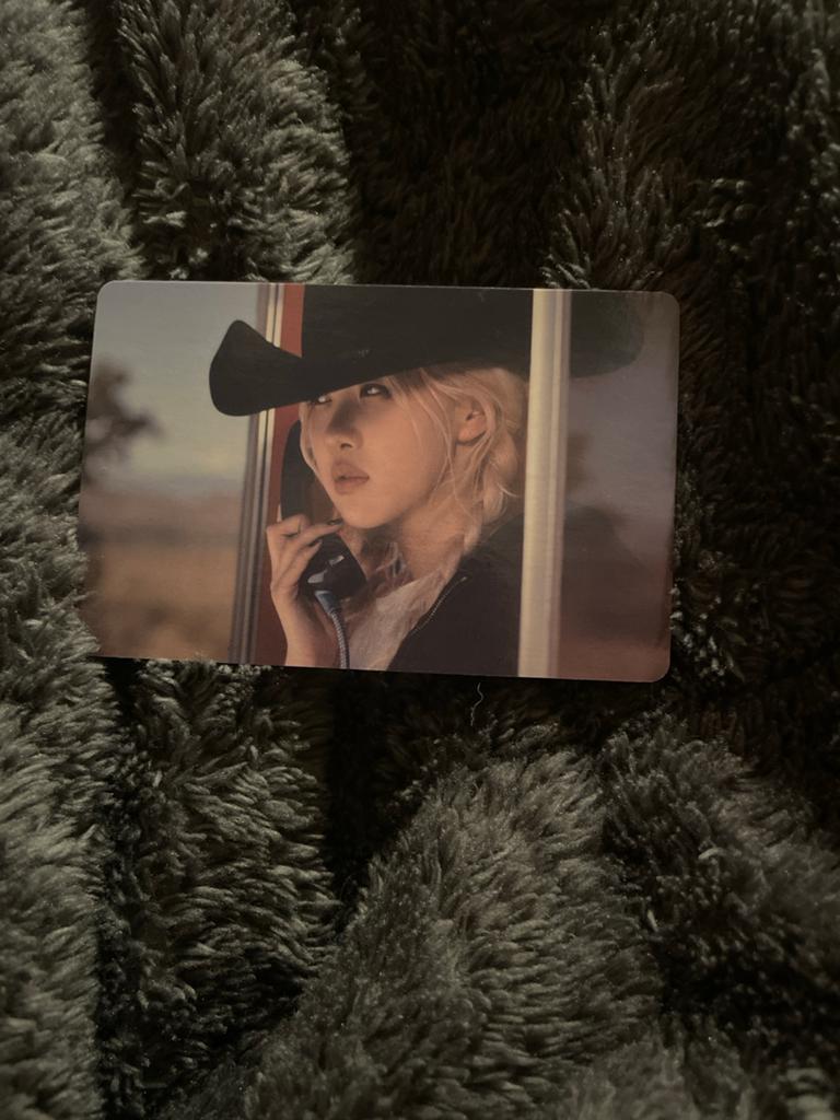 Rosé BLACKPINK Photocard - DEADLINE World Tour, Verzenden, Zo goed als nieuw, Losse kaart