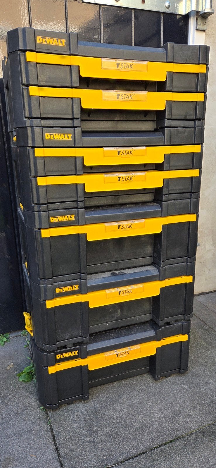 dewalt tstak lade koffers, Ophalen, Doos, Minder dan 35 cm, Zo goed als nieuw
